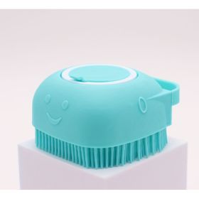 2 In 1 Pet Nail Clippers With Led Light Dog Cat Special Blood Line Scissors Multifunction Animals Paw Nail Trimmer Pet Supplies (Option: Blue brush)